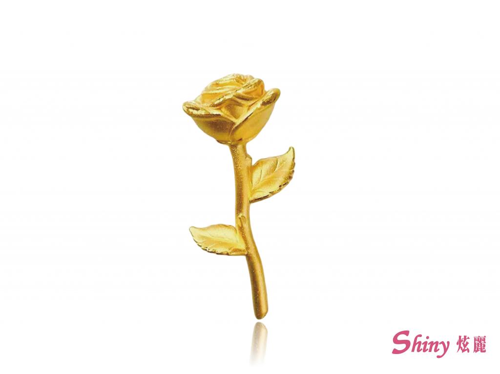 5G黃金玫瑰花 0.54錢