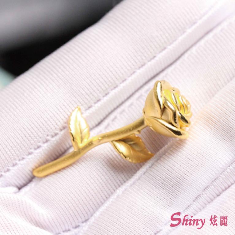 5G黃金玫瑰花 0.54錢