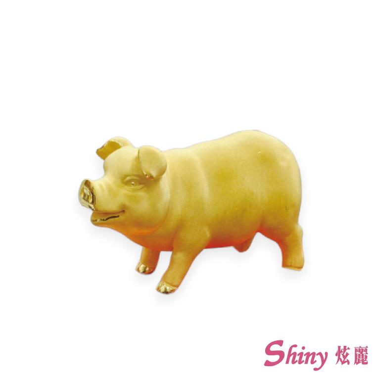 黃金擺件生肖豬 2.98錢