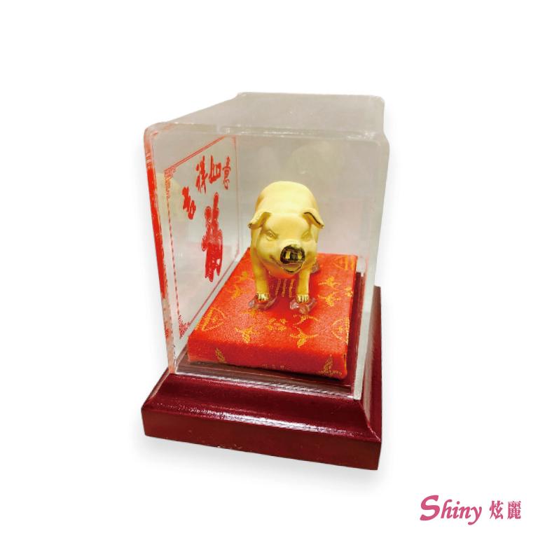 黃金擺件生肖豬 2.98錢