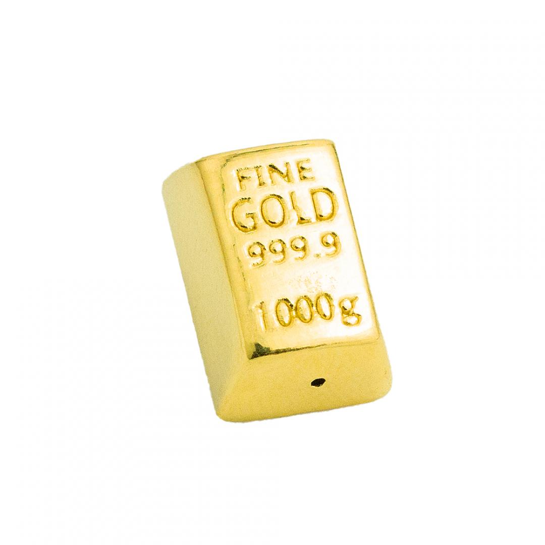 6D黃金金磚擺件 0.29錢