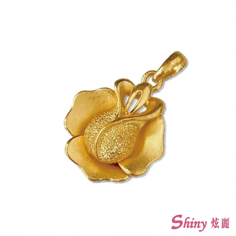 黃金花苞墜子 0.92錢