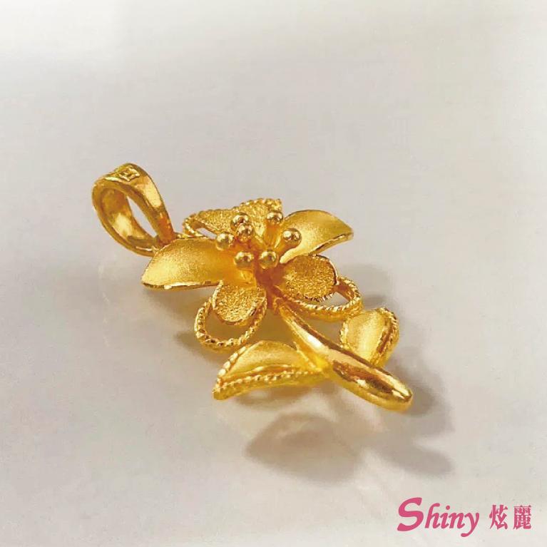 黃金花墜子 0.87錢