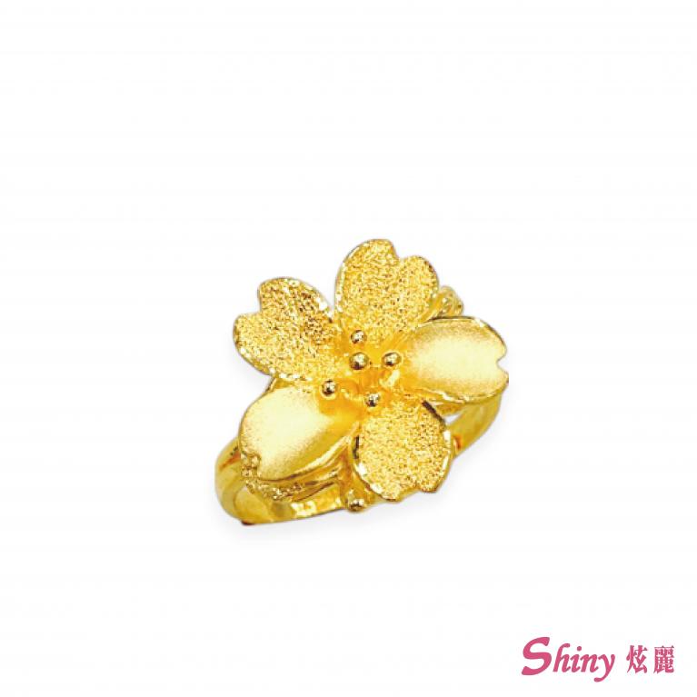 黃金梅花戒指 1.52錢