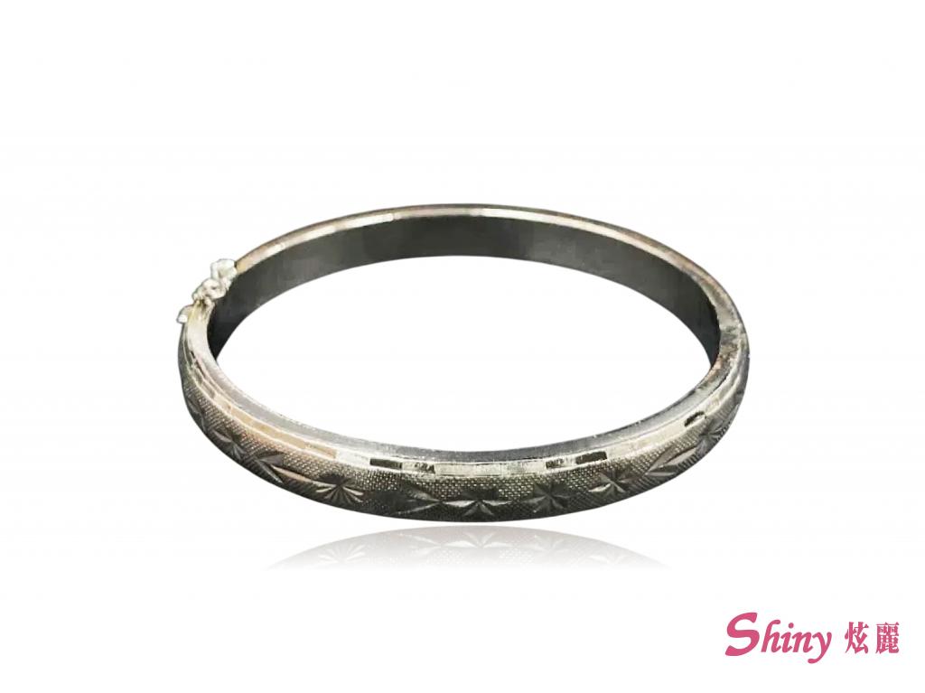 PT900白金手環 5.54錢 寬6.5mm 直徑53mm