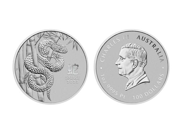 2025澳洲生肖蛇年鉑金幣1盎司(系列III)