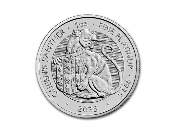 2025英都鐸獸女王的黑豹鉑金幣1盎司