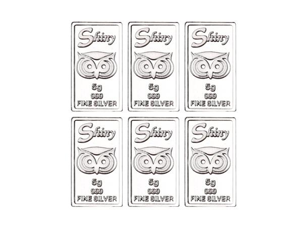 炫麗咕咕招財銀條5克(6片組)