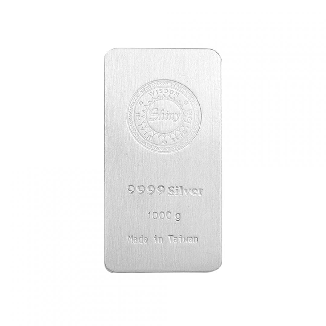 炫麗銀磚1公斤平裝版（.9999）