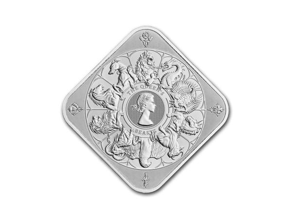 英國王室野獸系列-十紋獸銀條10盎司