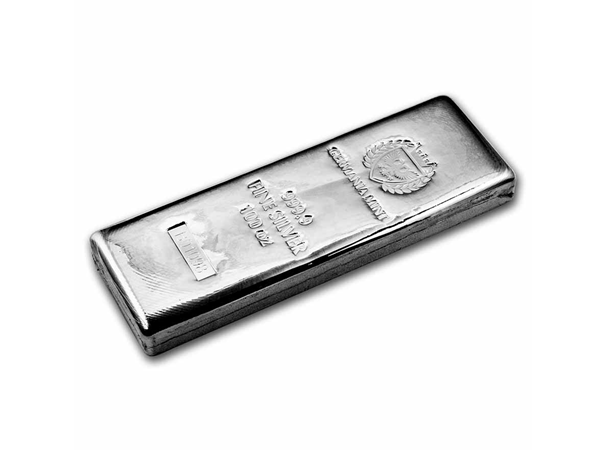 日耳曼銀條100盎司
