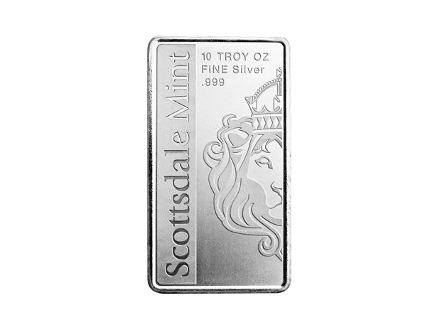 Scottsdale大天使銀條10盎司