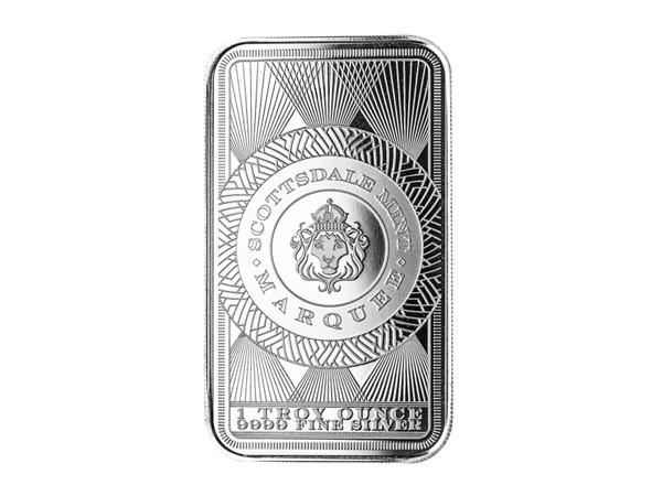 Scottsdale獅王銀條1盎司-輝煌孔雀
