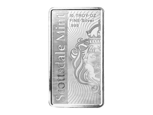 Scottsdale獅王漩渦銀條10盎司