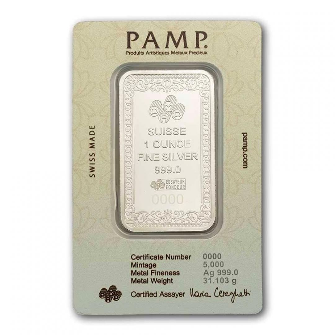 PAMP摩西與芭堤雅銀條1盎司