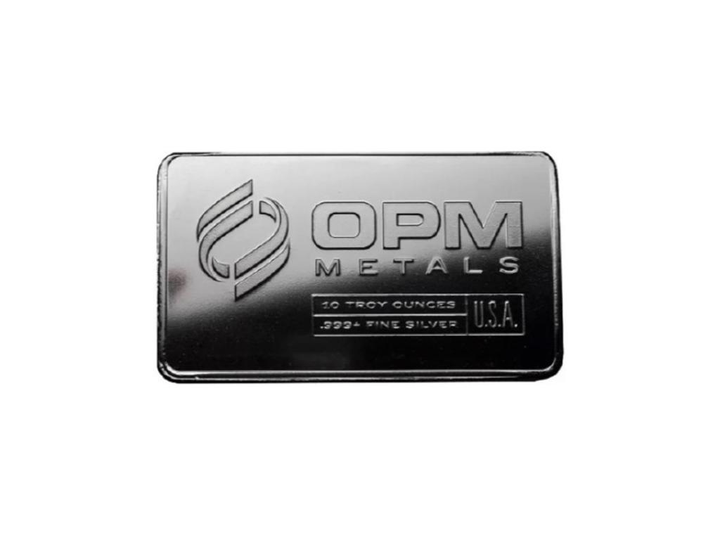 美國OPM銀條10盎司