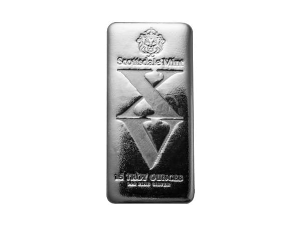 Scottsdale獅王銀條15盎司(15週年紀念版)