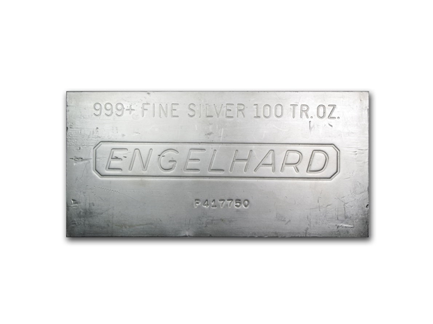 美國EngelHard銀磚100盎司