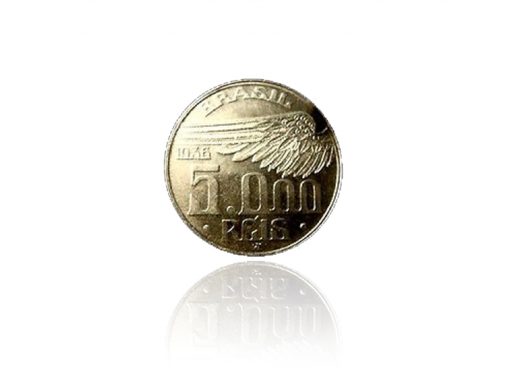 1936巴西5000里斯亞伯托·桑托斯·杜蒙硬幣