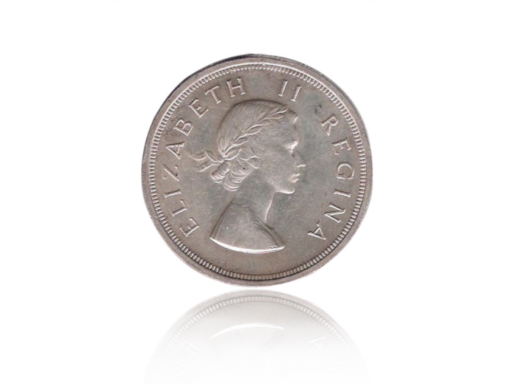 1958南非銀幣5先令