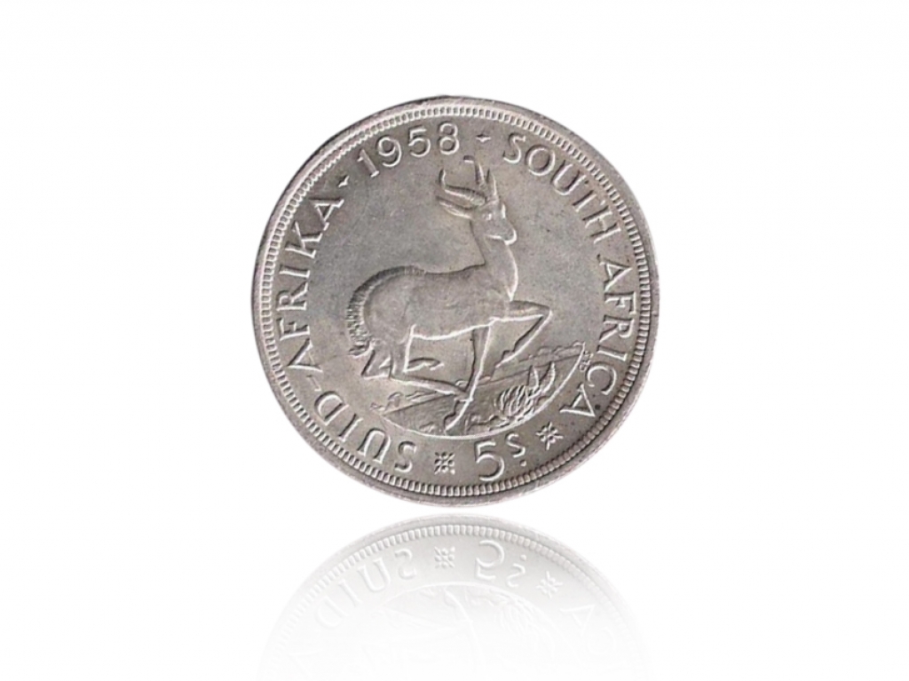 1958南非銀幣5先令
