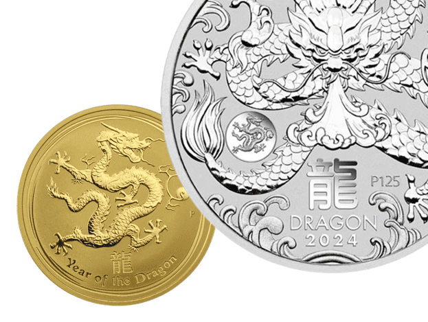 2024澳洲生肖龍中之龍銀幣1盎司加鑄版(系列III)