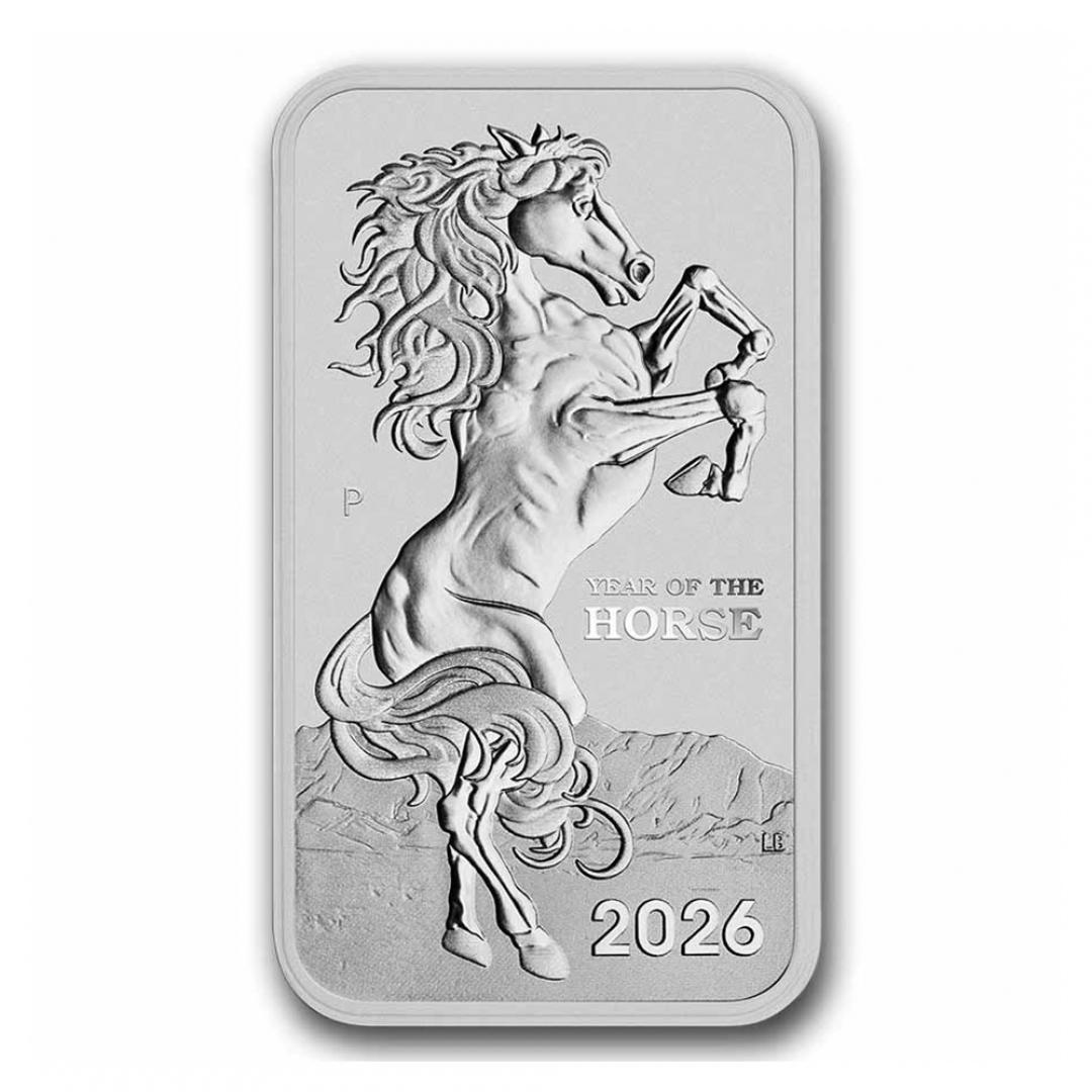 2026澳洲馬年矩形銀幣1盎司