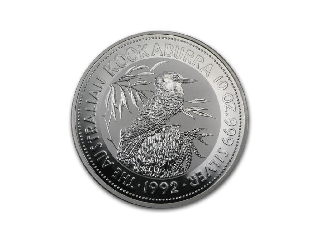 1992澳洲笑鴗鳥銀幣10盎司