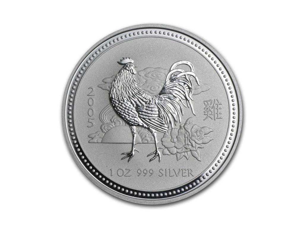 2005澳洲生肖雞年銀幣1盎司(系列I)