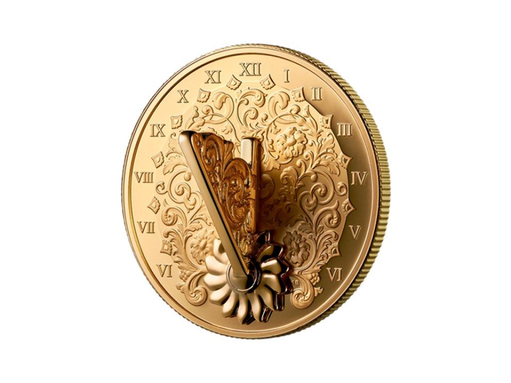 2025加拿大鍍金日晷銀幣1盎司