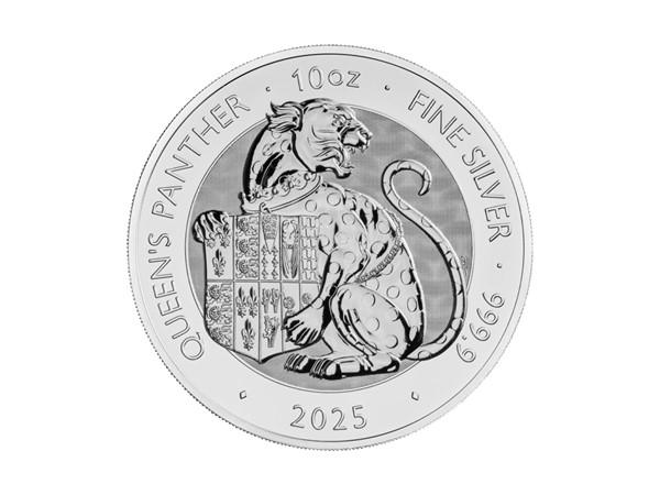 2025英都鐸獸女王的黑豹銀幣10盎司