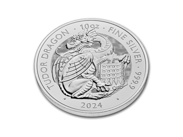 2024英都鐸獸威爾斯龍銀幣10盎司