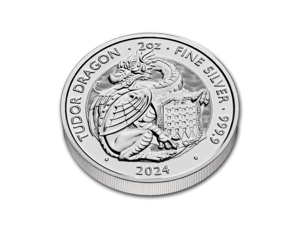2024英都鐸獸威爾斯龍銀幣2盎司