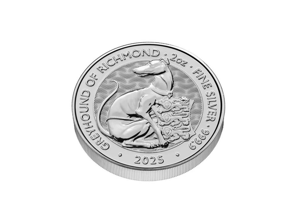 2025英都鐸獸格雷伊獵犬銀幣2盎司