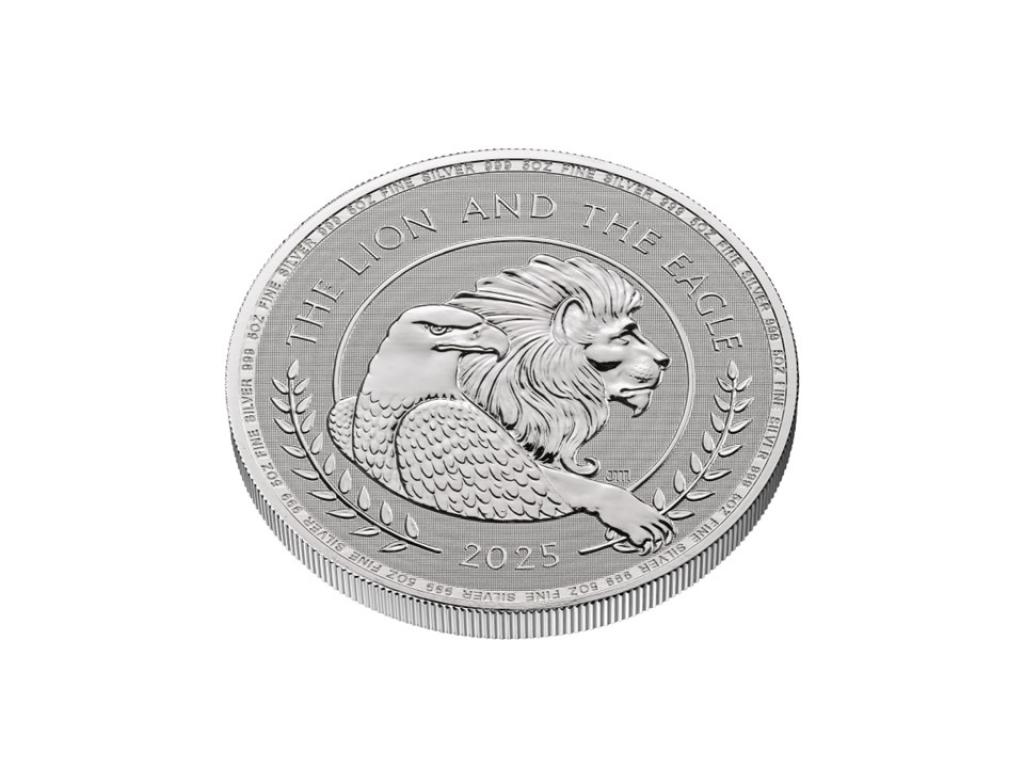 2025英國皇家英國獅與美國鷹銀幣5盎司