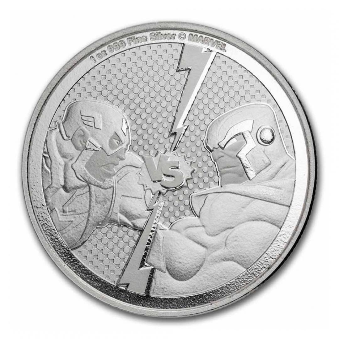2025紐埃 - 漫威美國隊長大戰薩諾斯銀幣1盎司