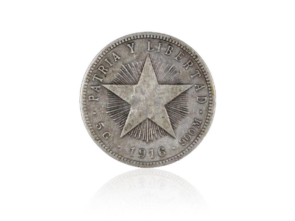 1916古巴20分幣