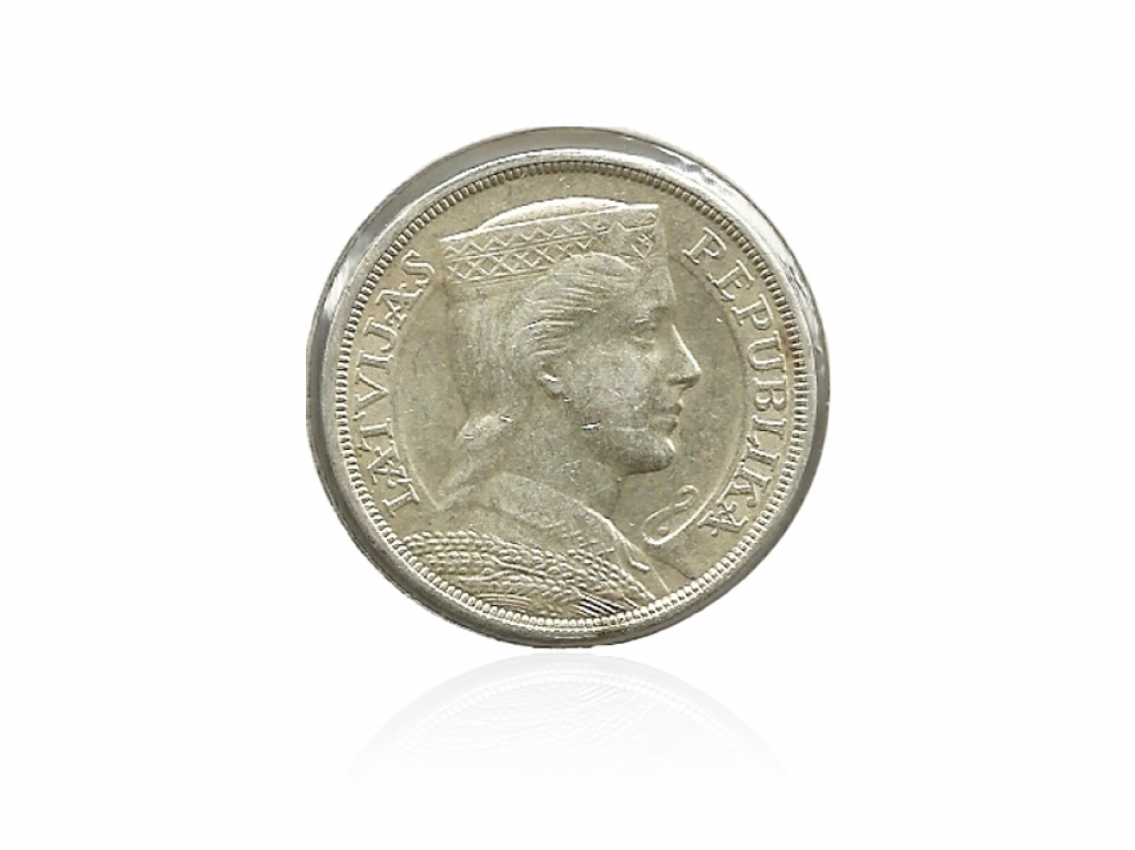 1929拉脫維亞銀幣5拉提