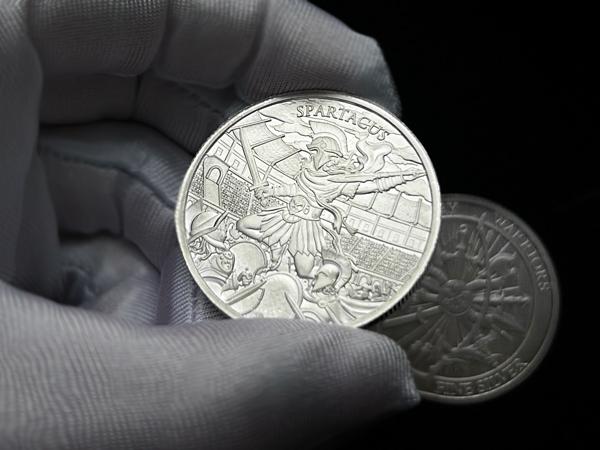 傳奇勇士系列 - 斯巴達銀章1盎司