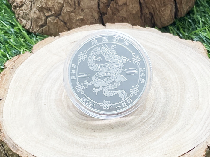 炫麗騰龍紀念銀幣1盎司