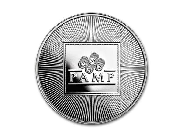 PAMP太陽紋類精鑄銀章1盎司