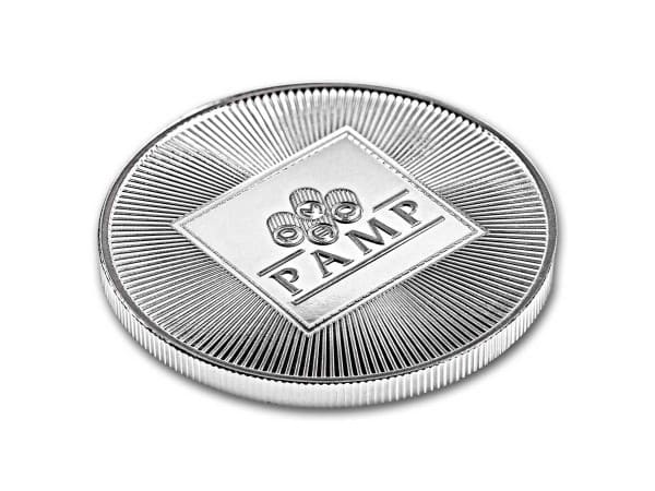 PAMP太陽紋類精鑄銀章1盎司