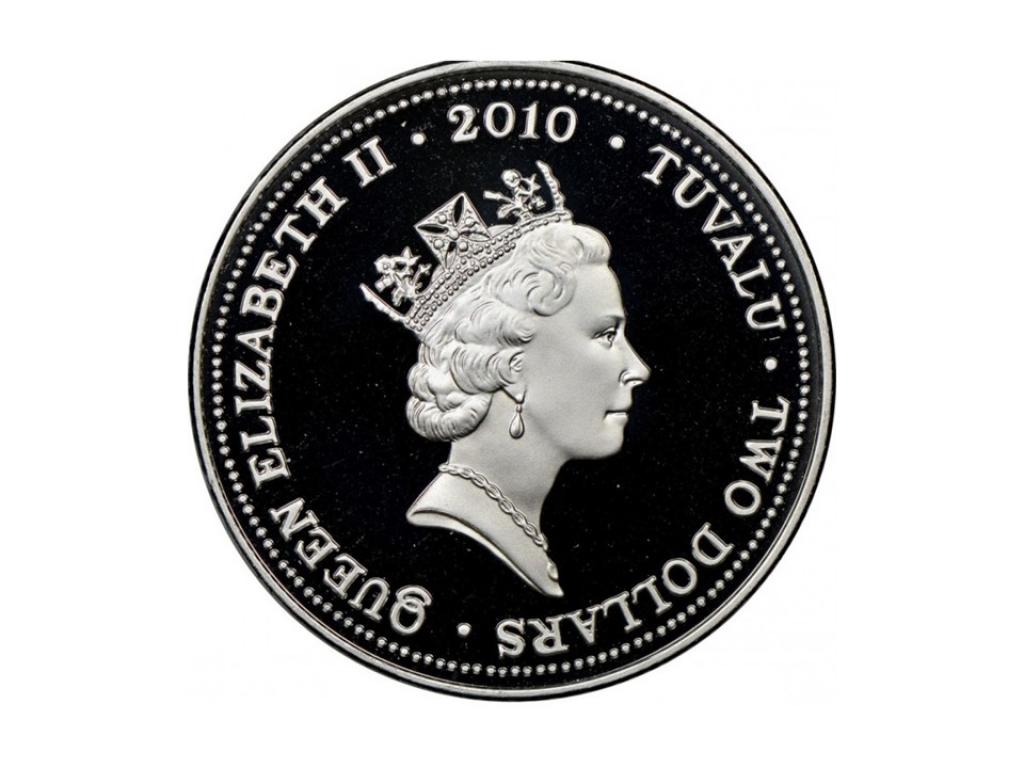2010台灣中央銀行庚寅虎年精鑄生肖銀幣1盎司鍍金版