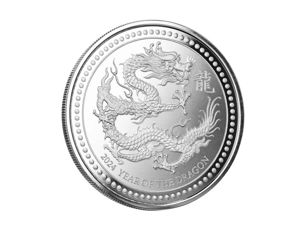 2024薩摩亞龍年銀幣1盎司