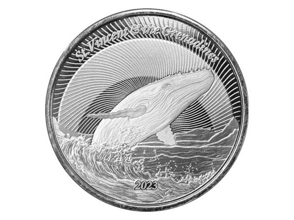 2023Scottsdale鯨魚銀幣1盎司