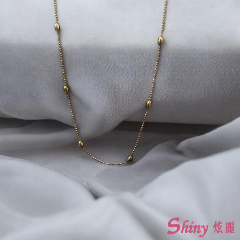S925項鍊珠珠銀鏈 38cm