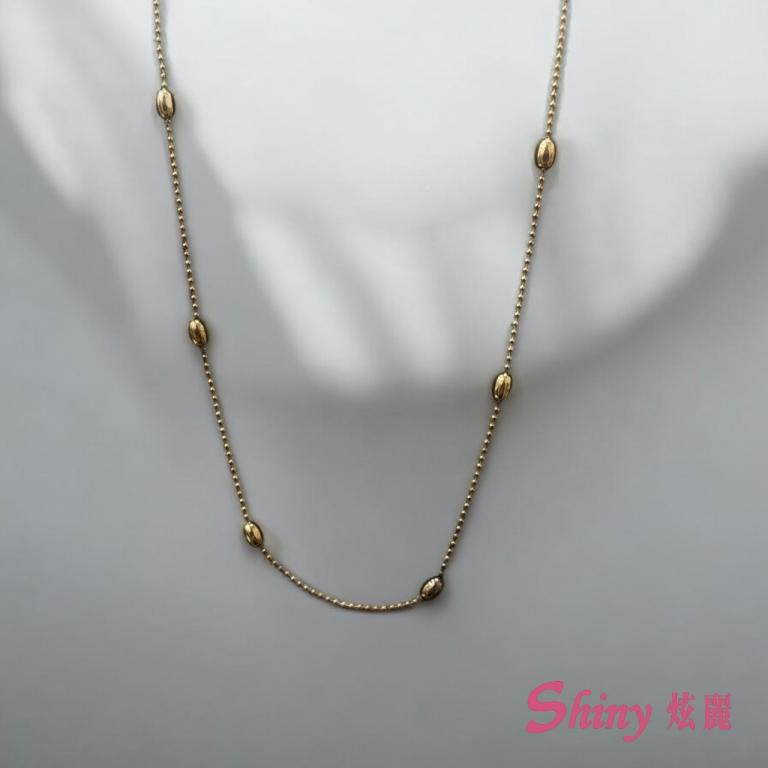 S925項鍊珠珠銀鏈 38cm