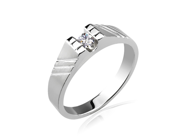 十分美鑽  0.1ct  戒指-男戒(八心八箭)
