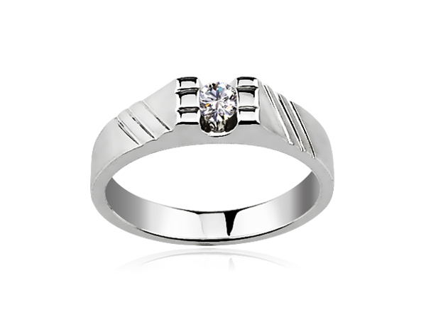 十分美鑽  0.1ct  戒指-女戒(八心八箭)