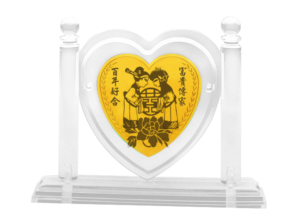 黃金紀念立牌